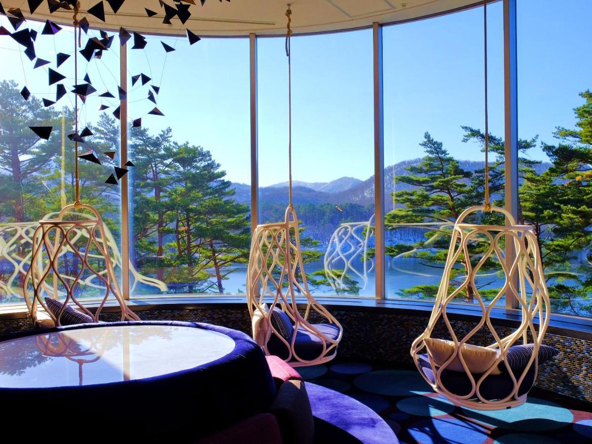 Urabandai Lake Resort Geihinkan Nekoma Rikyu Kitashiobara المظهر الخارجي الصورة