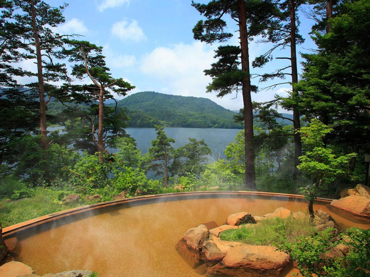 Urabandai Lake Resort Geihinkan Nekoma Rikyu Kitashiobara المظهر الخارجي الصورة