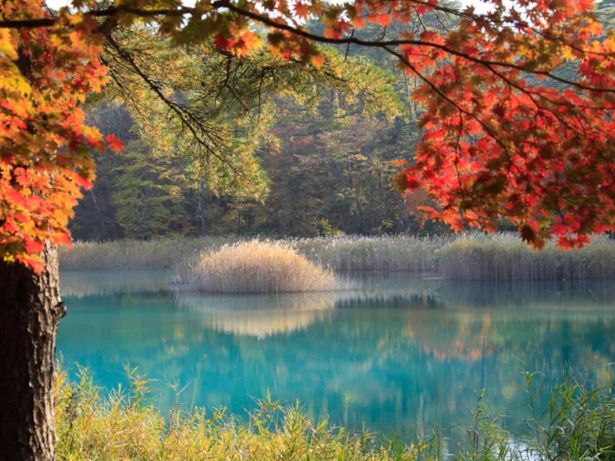 Urabandai Lake Resort Geihinkan Nekoma Rikyu Kitashiobara المظهر الخارجي الصورة